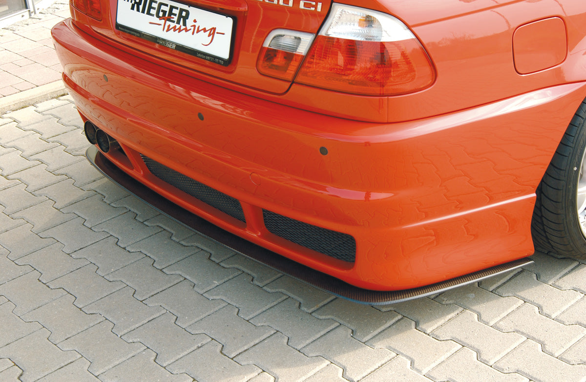 BMW 3er E46 Rieger Heckschwert für 50208 / 50213 für Heckschürze, Carbon,
Montagezubehör, Gutachten