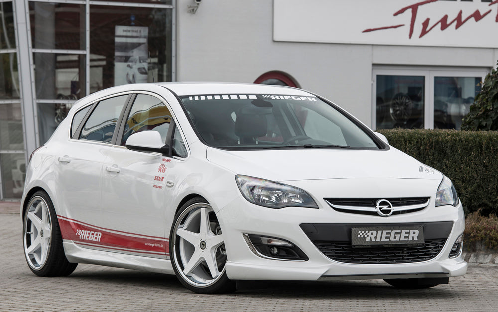 Opel Astra J Rieger Spoilerschwert für Spoilerlippe 51320 für Spoilerlippe, ABS,
inkl. Montagezubehör