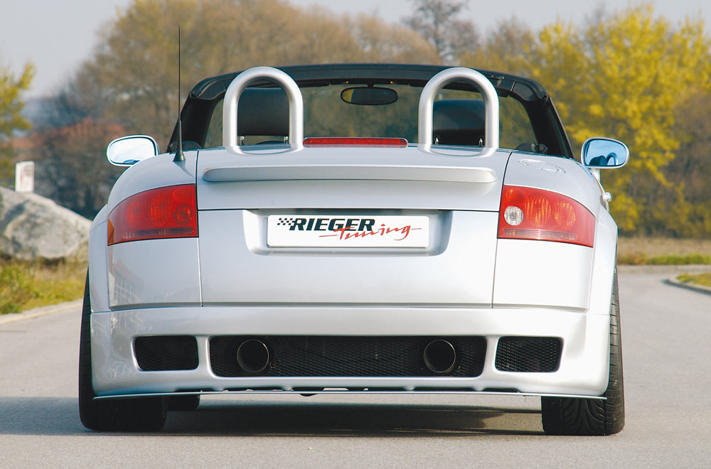 Audi TT (8N) Rieger Heckansatz tiefe Version, ABS,
inkl. Alugitter, Montagezubehör, ABE