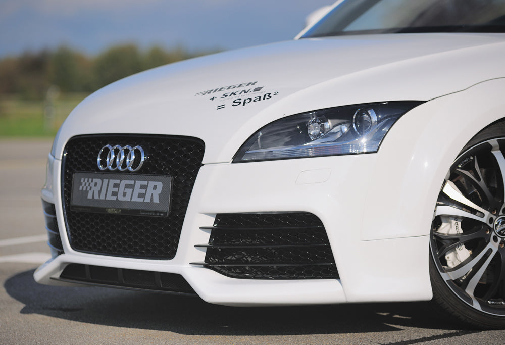 Audi TT (8J) Rieger Spoilerschwert für Spoilerstoßstange 55163 mittig, für Spoilerstoßstange, ABS,
inkl. Montagezubehör, ABE