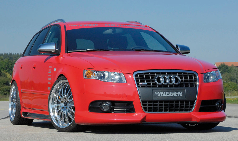 Audi A4 (8E) Typ B7 Rieger Spoilerlippe Nur für S-Line Exterieur ABS, für Fzg. mit S-Line Exterieur,
inkl. Montagezubehör, ABE