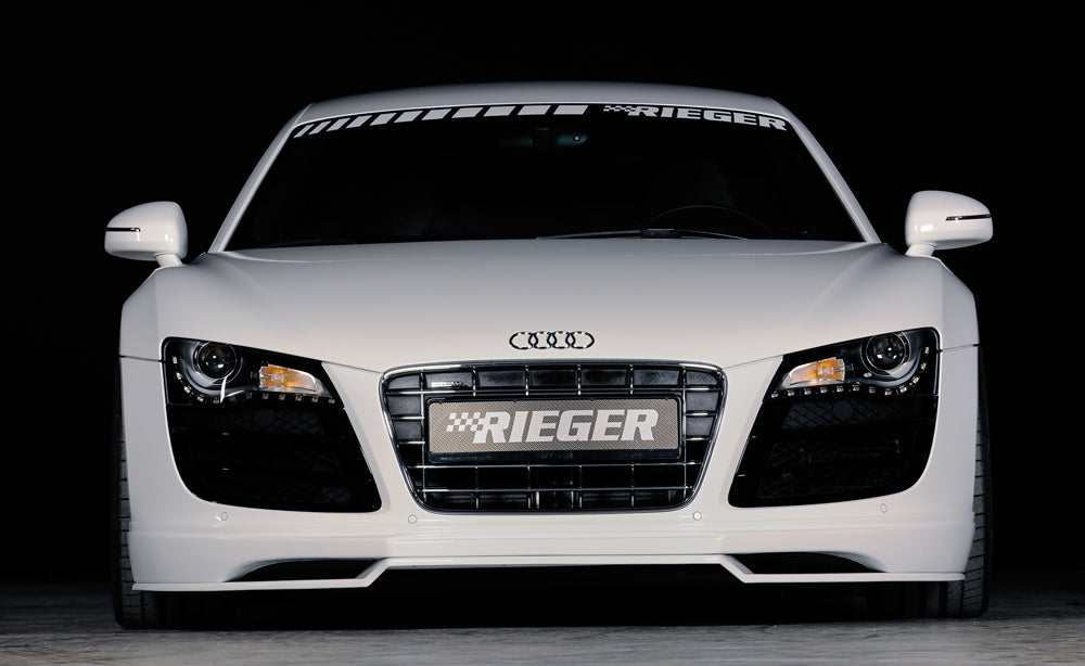 Audi R8 (42) Rieger Spoilerschwert für Spoilerlippe 55611 gekantete Version, für Spoilerlippe, ABS,
inkl. Montagezubehör, ABE