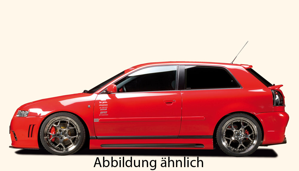 Audi A3 (8L) Rieger Spoilerstoßstange R-Frame -> für original A6 Grill mit Halter f. orig. NSW, ABS,
inkl. Alugitter, Montagezubehör, ABE
