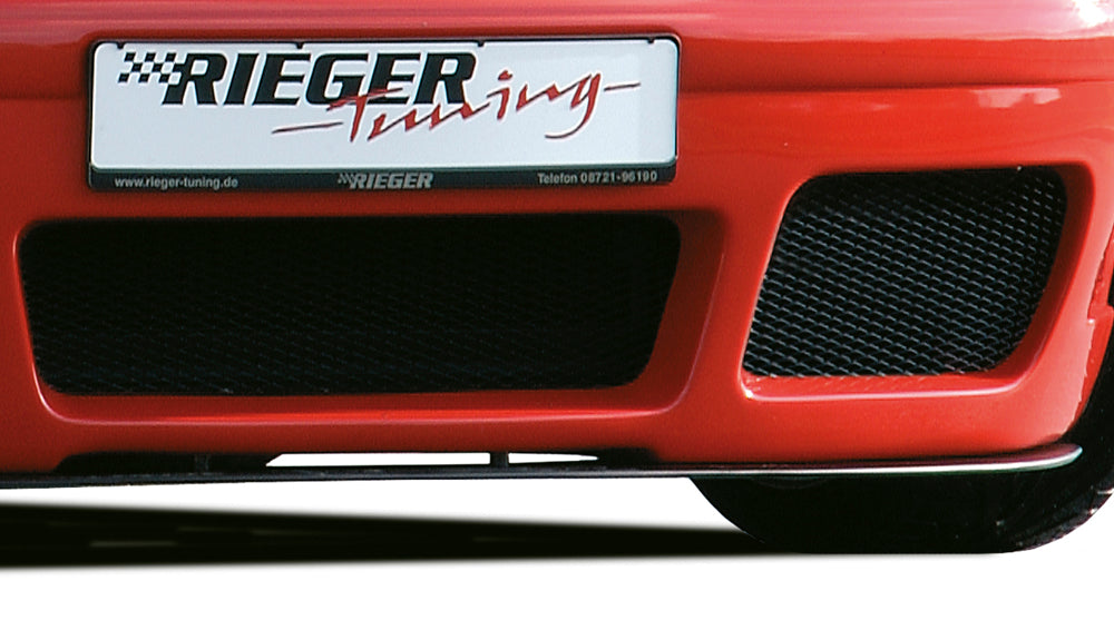 VW Golf 4 Rieger Spoilerschwert für Spoilerstoßstange 59015/16/37/38 gerade Version, für Spoilerstoßstange, ABS,
inkl. Montagezubehör, ABE