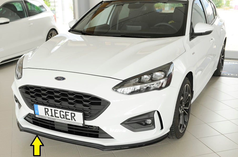 Ford Focus 4 (DEH) Rieger Spoilerschwert für orig. ST-/ST-Line-Frontschürze für orig. Frontschürze, ABS, schwarz glänzend, für Fzg. mit ST-Line,
inkl. Montagezubehör, ABE
