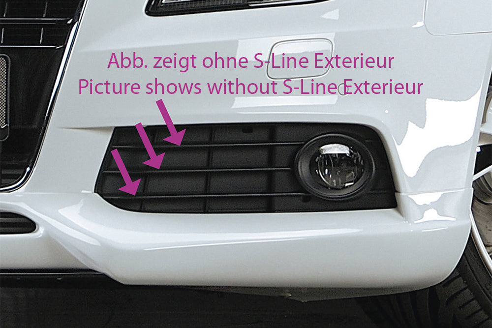 Audi A4 (B8/B81) Rieger Spoilerschwert für Spoilerlippe 55520 mittig, ABS, Carbon-Look, für Fzg. mit S-Line Exterieur,
inkl. Montagezubehör, ABE