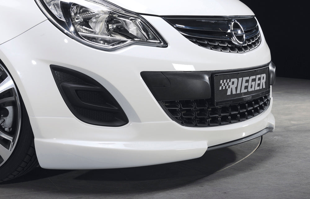 Opel Corsa D Rieger Spoilerschwert für Spoilerlippe 58946 / 58950 mittig, für Spoilerlippe, ABS, Carbon-Look,
Montagezubehör