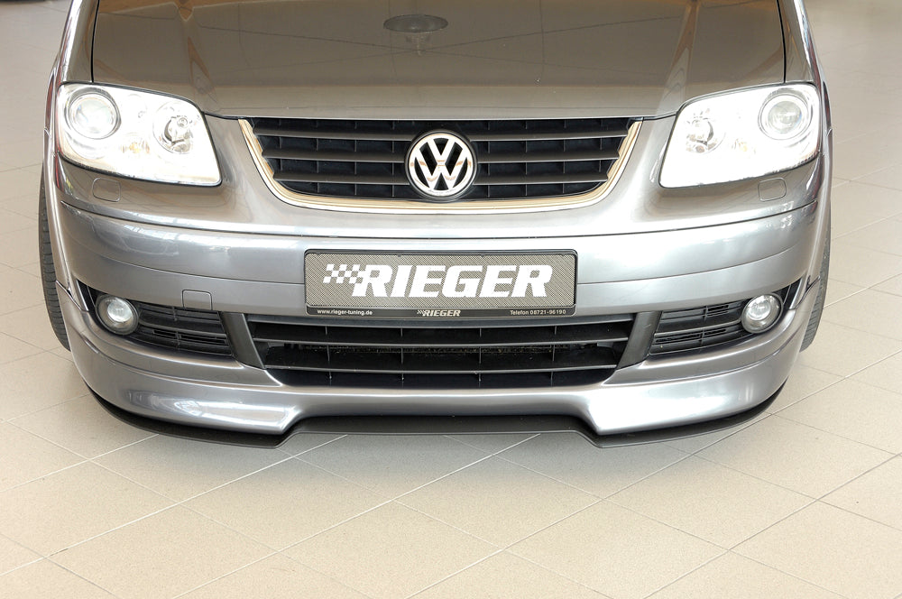 VW Touran (1T) Rieger Spoilerschwert für Spoilerlippe 59201 für Spoilerlippe, gekantete Version, ABS, Carbon-Look,
inkl. Montagezubehör, ABE