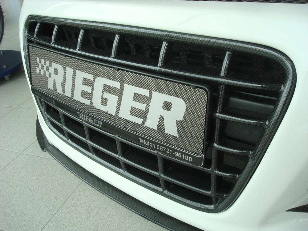 VW Scirocco 3 (13) Rieger Grill Carbon-Look für Spoilerstoßstange, ABS, Carbon-Look