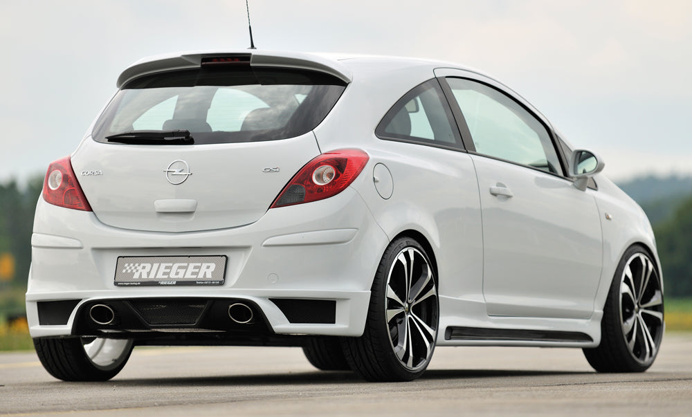 Opel Corsa D Dachkantenspoiler Opel Corsa D für 3. Bremsleuchte, nur 5-türer PUR,
inkl. Montagezubehör
