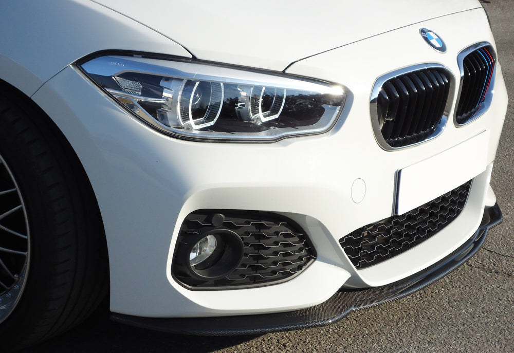 BMW 1er F20 (1K4) Carbon Spoilerschwert für BMW 1er F20/F21 nur für orig. M-Paket Frontschürze für orig. Frontschürze, Carbon ohne Klarlackfinish, für Fzg. mit M-Technik,
inkl. Montagezubehör, Gutachten