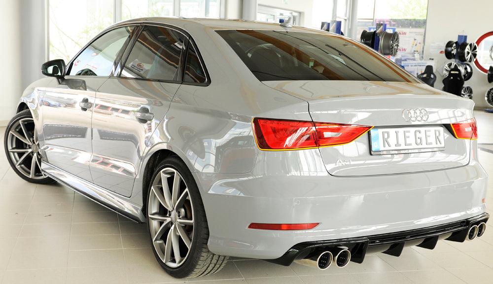 Friedrich Duplex-Sportendschalldämpfer 4x90mm Audi A3 (8V) Limousine, ab Bj. 2013 2WD (Frontantrieb)
1.4l TFSI 90/92/103/110kW
1.8l TFSI 132kW
2.0l TDI 110/135kW,