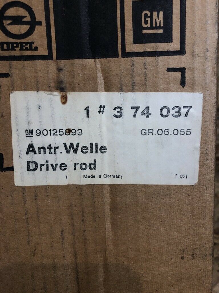 Original GM Opel Kadett D Antriebswelle Neu