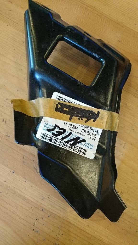 Astra G Zafira A Halter Kotflügel rechts Neu Original GM
