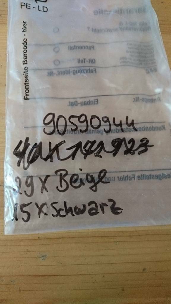 Zafira A Zierleisten Clip neu original GM