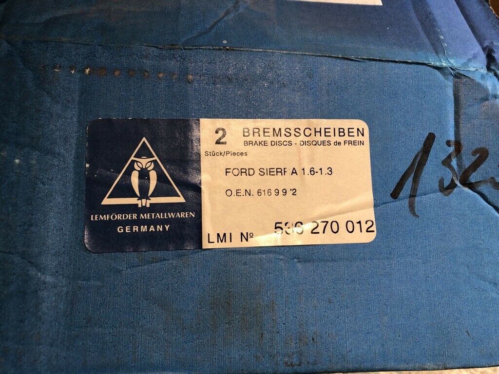 Original Lemförder Bremsscheiben Ford Sierra Neu