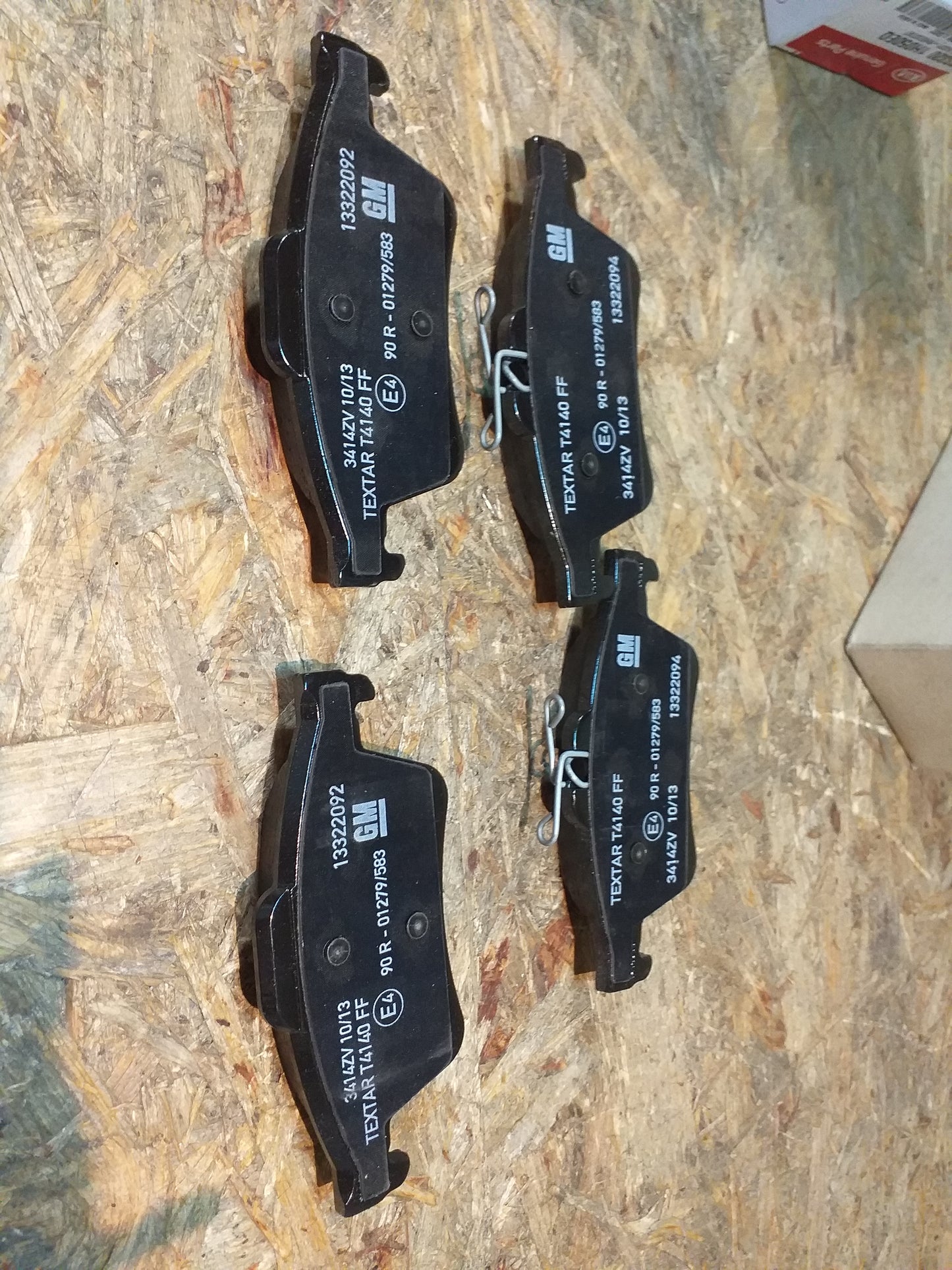 Vectra C Bremsbelagsatz original GM Opel NEU