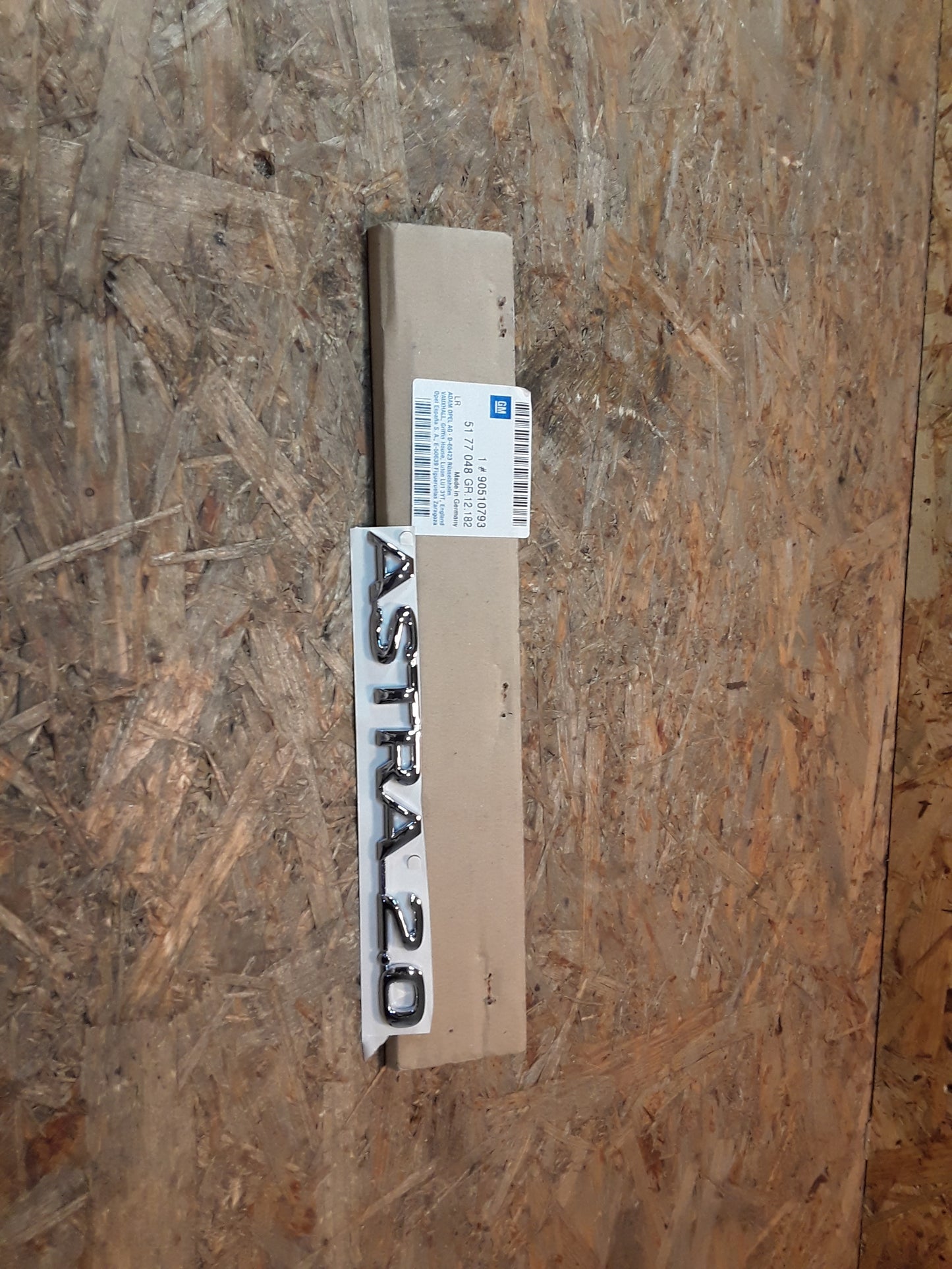 Astra F Schriftzug Emblem "Astra 2.0" original GM Opel NEU