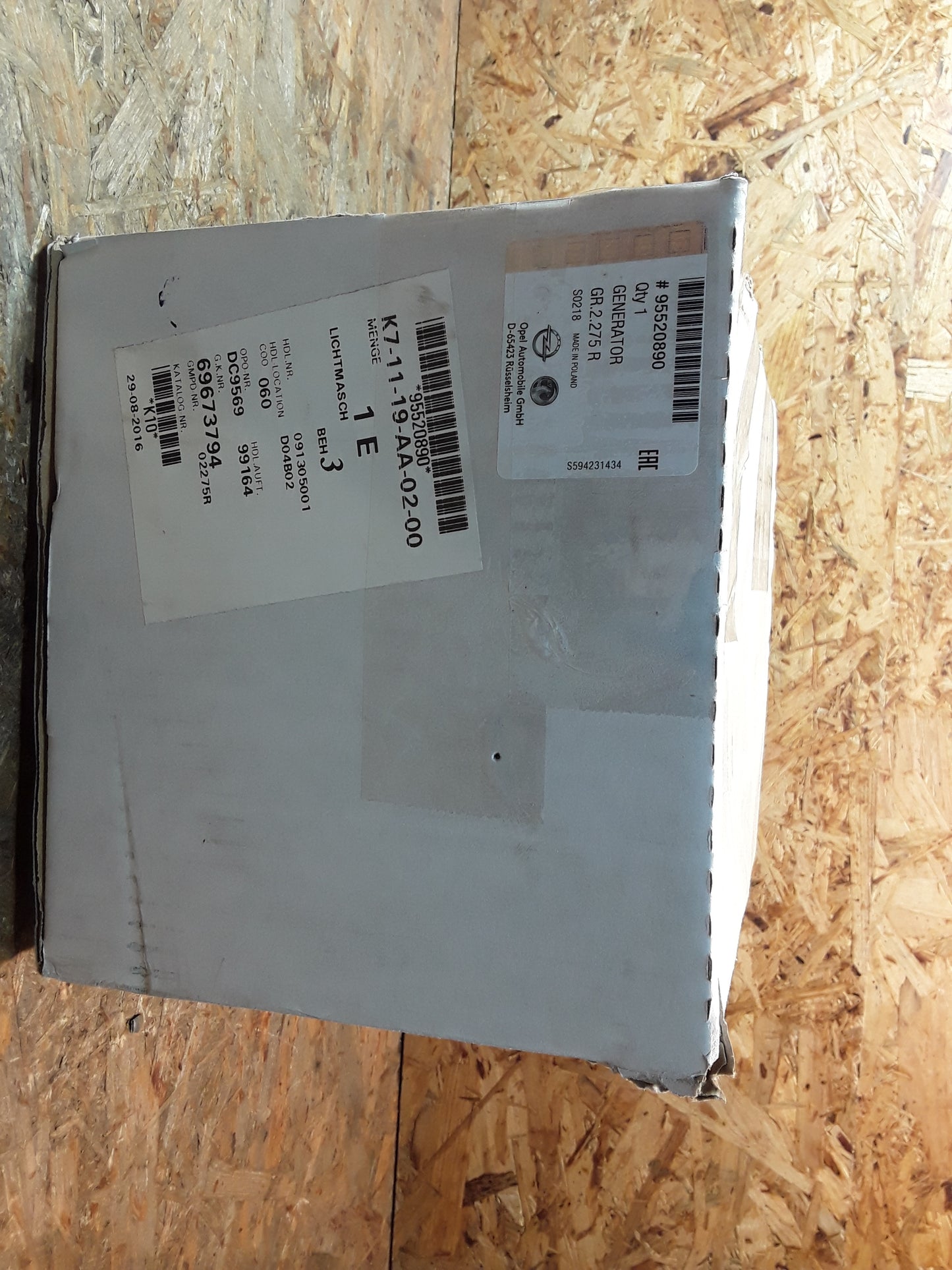 Astra H Bj 2004 Lichtmaschine 12V, 100A original GM Opel NEU