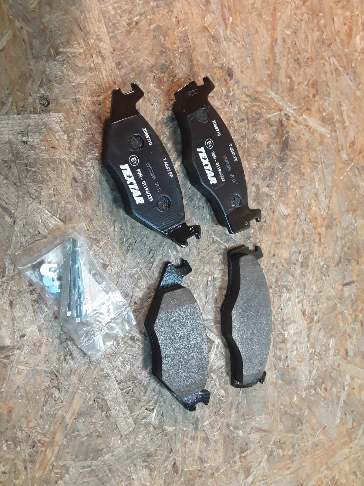 Seat VW Scheibenbremsbeläge original Textar NEU