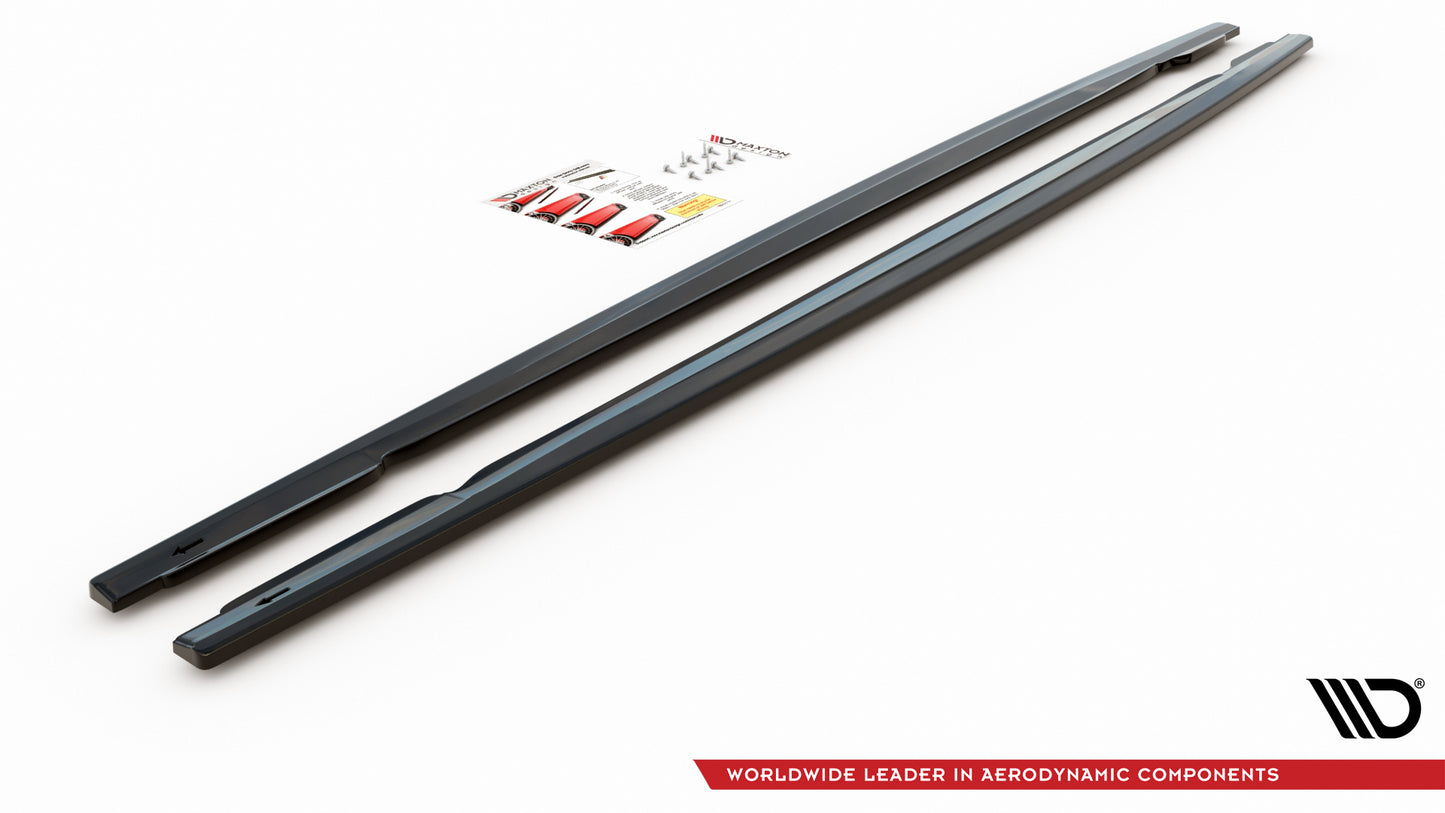 Seitenschweller Ansatz für V.2 für Audi RS6 C8 / RS7 C8 schwarz matt
