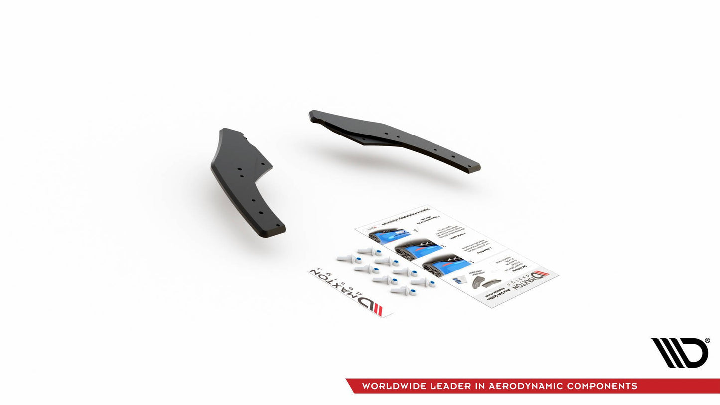 Robuste Racing Heck Ansatz Flaps Diffusor für Volkswagen Golf 8 GTI Clubsport