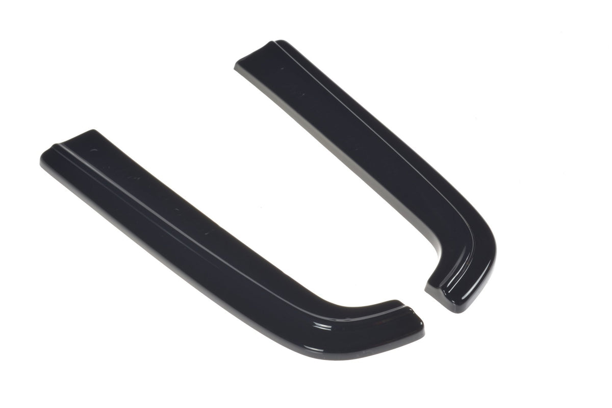 Heck Ansatz Flaps Diffusor für Volkswagen T6 schwarz Hochglanz