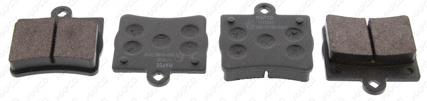 MAPCO Bremsbelagsatz, Scheibenbremse Hinterachse 6780