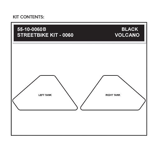 Stomgrip Traktionspad Streetbikes Schwarz Honda XR650 L Bj. 95-20