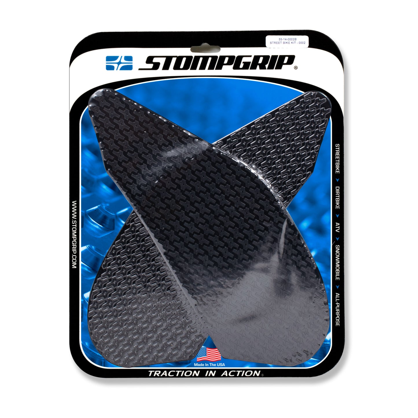 Stomgrip Traktionspad Streetbikes Schwarz Yamaha YZF-R1 Bj. 04-06