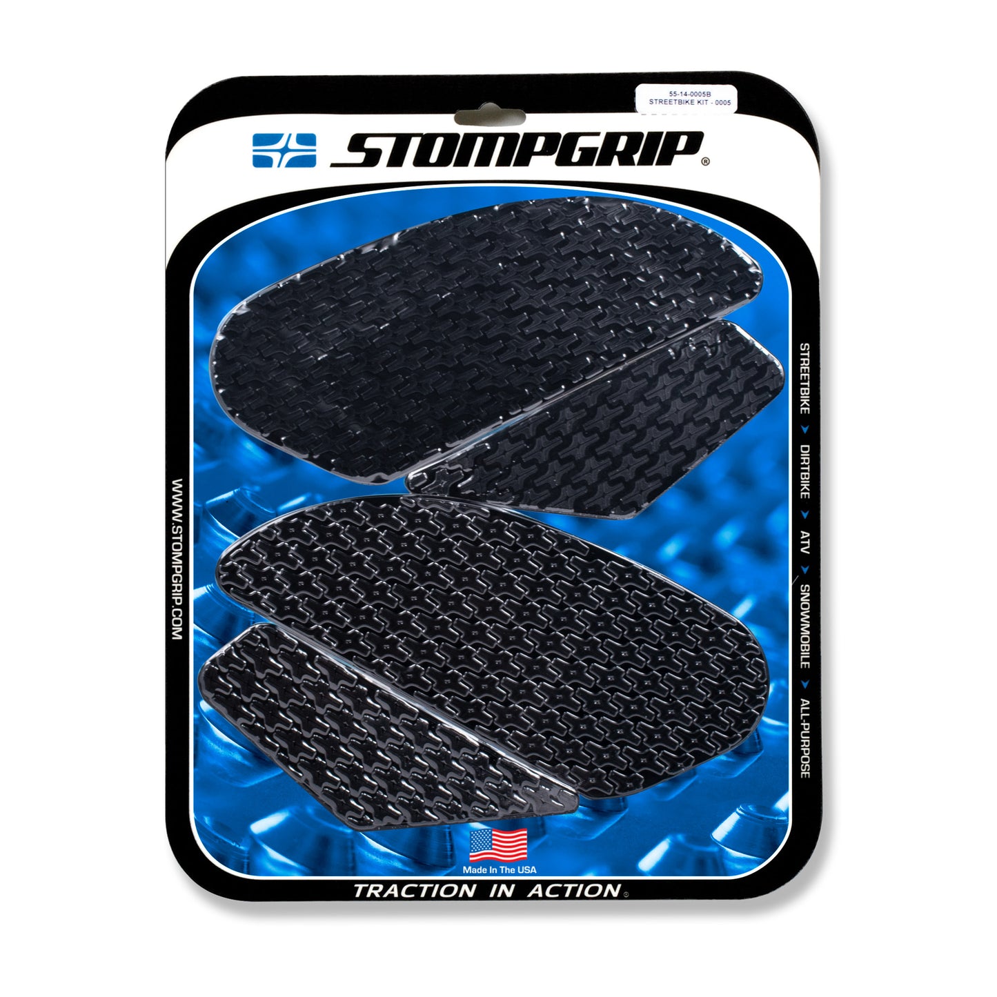 Stomgrip Traktionspad Streetbikes Schwarz Suzuki GSF Bandit 1200 / S Bj. 00-06