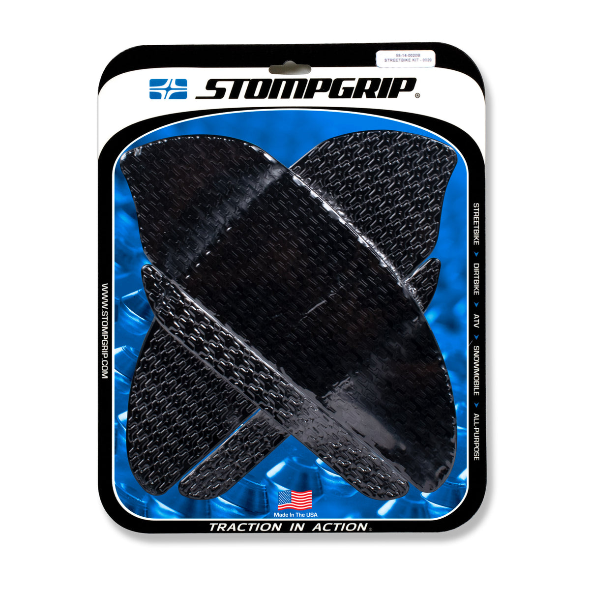 Stomgrip Traktionspad Streetbikes Schwarz Honda CBR600 RR Bj. 07-12