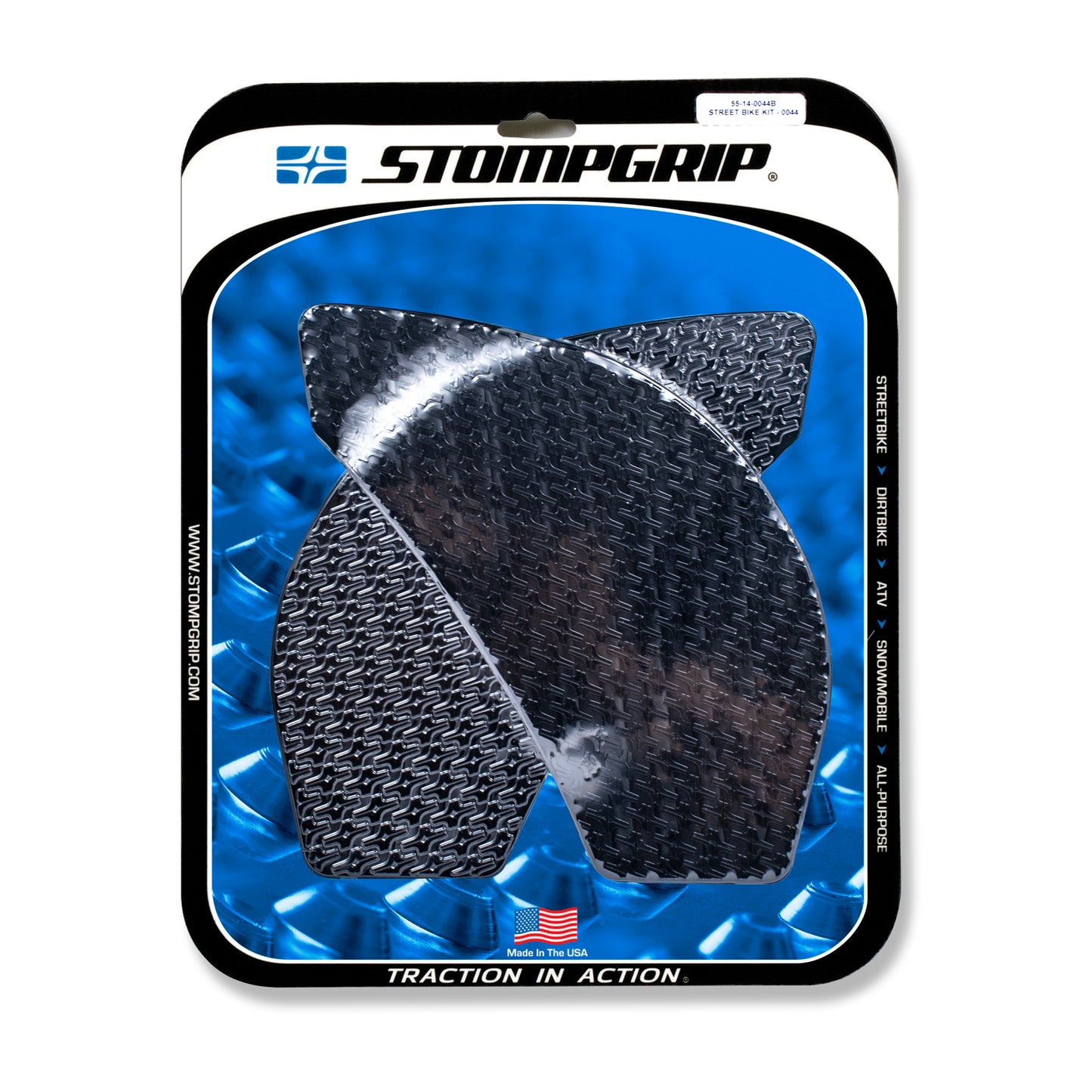 Stomgrip Traktionspad Streetbikes Schwarz Kawasaki ER-6F / ABS Bj. 12-16