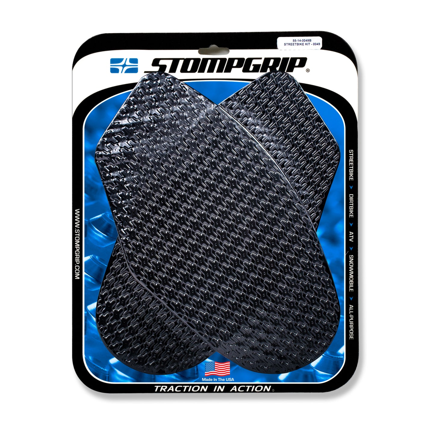 Stomgrip Traktionspad Streetbikes Schwarz Suzuki GSX-R 1000 Bj. 05-06