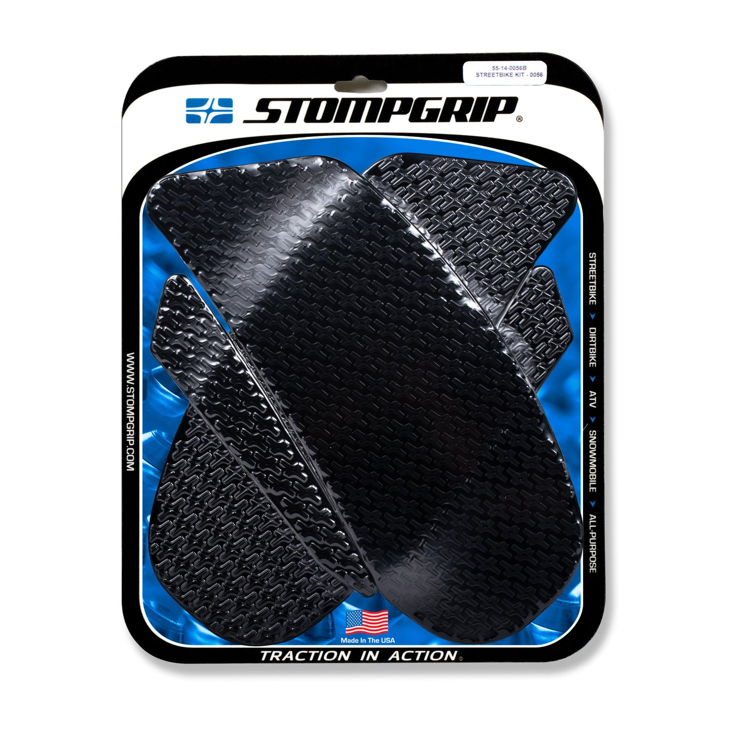 Stomgrip Traktionspad Streetbikes Schwarz Suzuki GSX-R 1000 Bj. 09-16