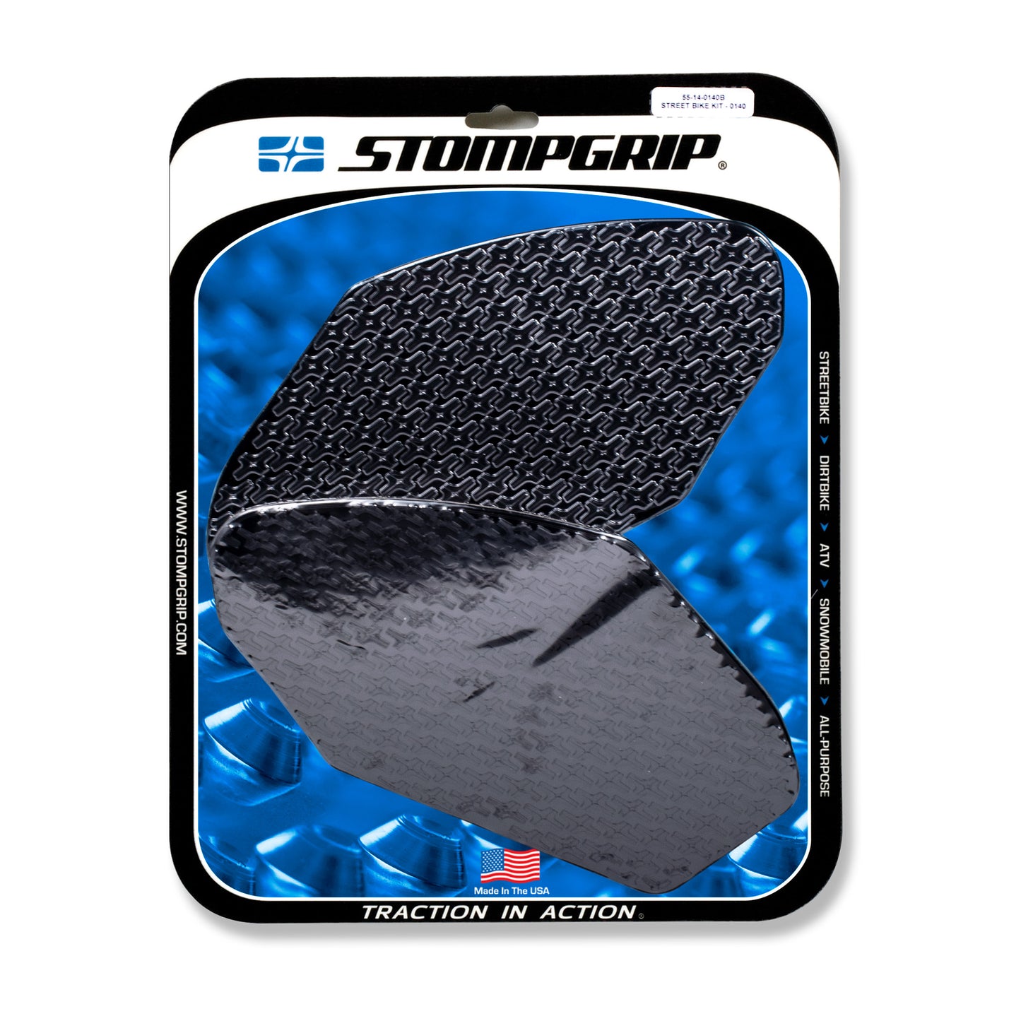 Stomgrip Traktionspad Streetbikes Schwarz Kawasaki Z650 Bj. 17-22