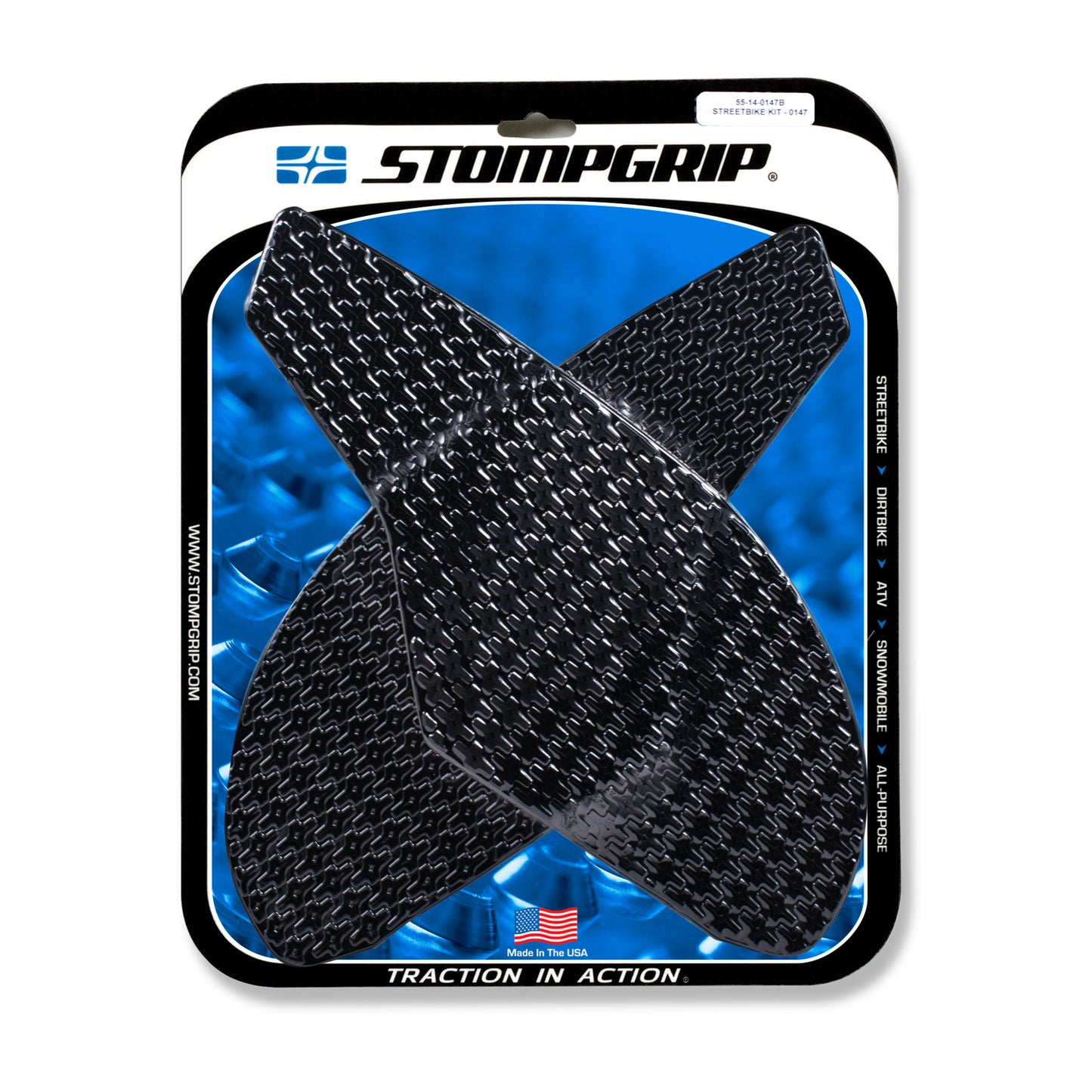 Stomgrip Traktionspad Streetbikes Schwarz MV Agusta Brutale 800 Dragster / RR Bj. 18-20