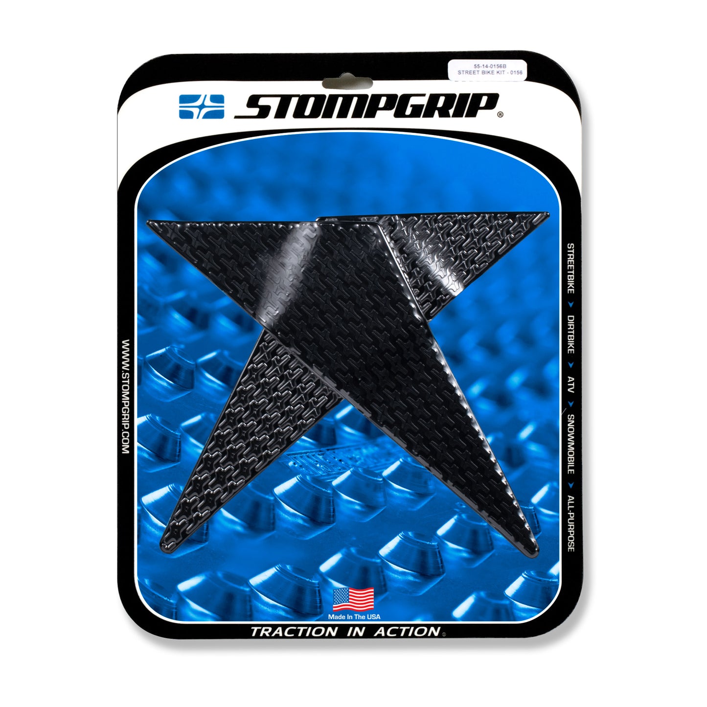 Stomgrip Traktionspad Streetbikes Schwarz Honda GL1800 Gold Wing Bj. 18-22
