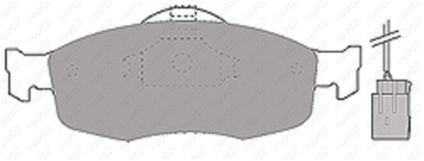 MAPCO Bremsbelagsatz, Scheibenbremse Vorderachse 6369