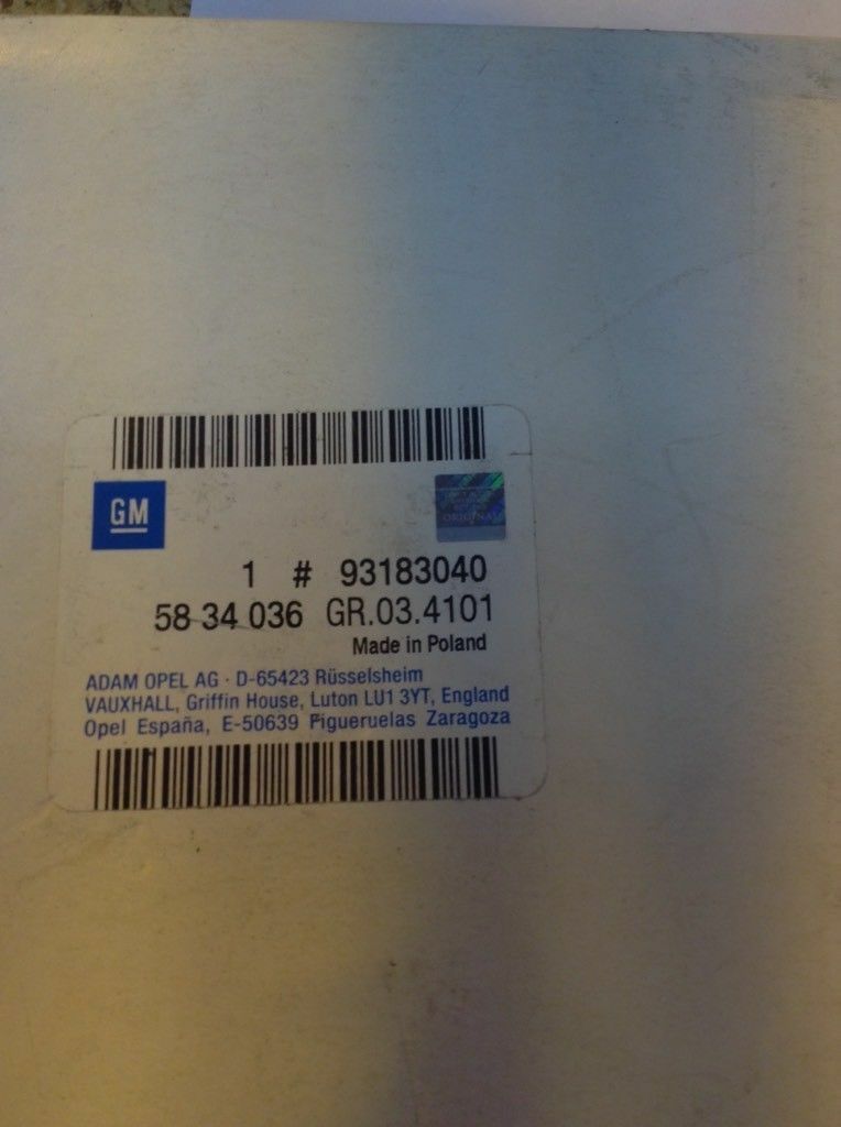 Bosch Luftfilter neu Original GM