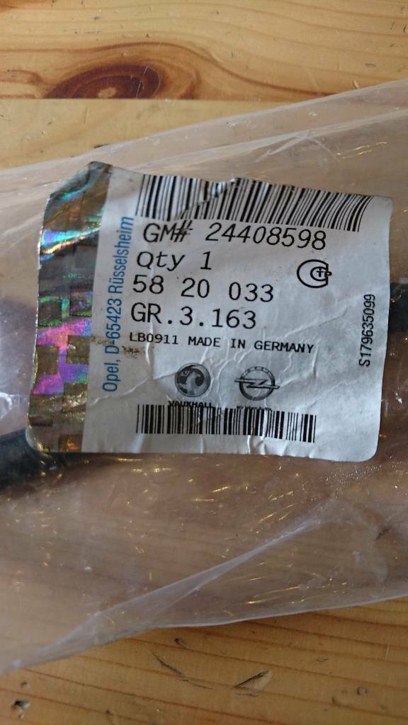 Omega B Kraftstoffzuleitung Kraftstoffleitung neu GM