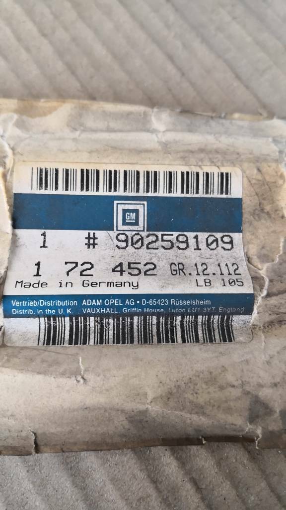 Opel Kadett E Schutzzierleiste Türe Vorne Links Neu Original GM