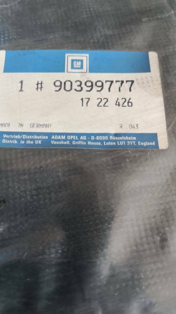 Opel Corsa B Tigra A Gummimatte Vorne Links neu original GM