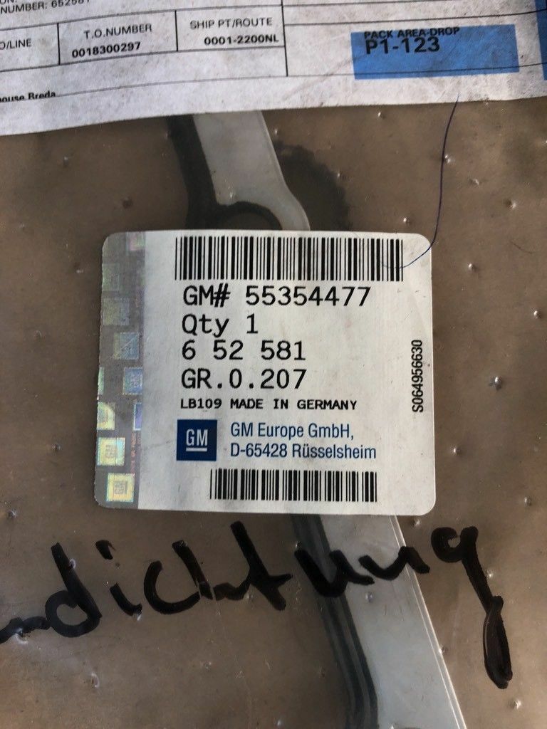 Original GM Opel Ölwannendichtung Neu
