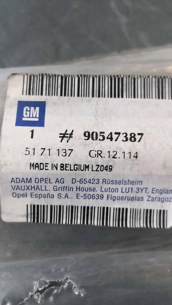 Opel Corsa B Tigra A Schutzzierleiste Türe Hinten Links Neu Original