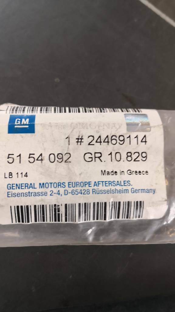 Opel Astra H Fensterdichtung Hinten Rechts neu original GM