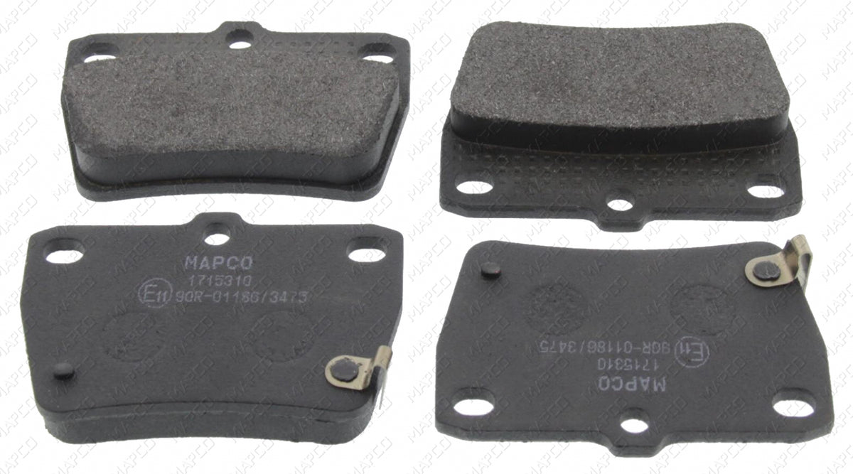 MAPCO Bremsbelagsatz, Scheibenbremse Hinterachse 6603