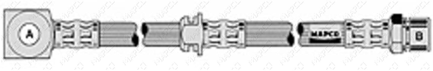 MAPCO Bremsschlauch Vorderachse 3854