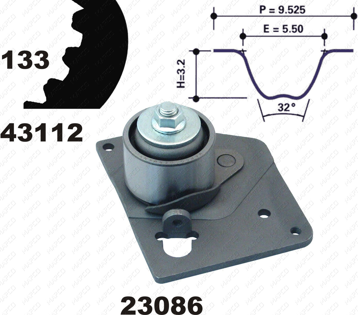 MAPCO Zahnriemensatz 23103