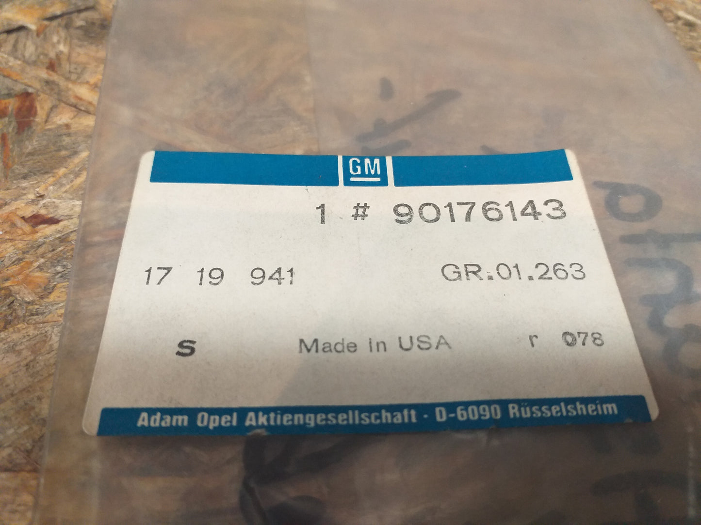 Manta Ascona "Gt/E" Aufkleber original GM Opel NEU
